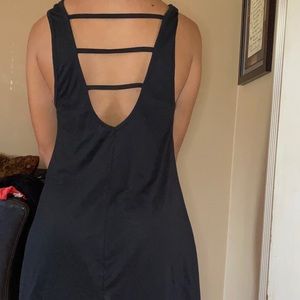 Black coverup dress